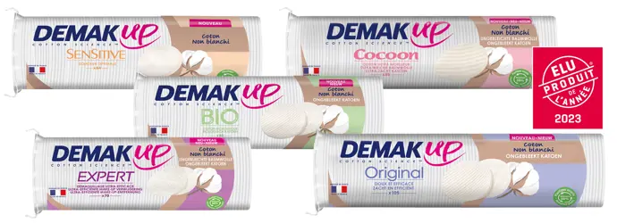 Les cotons Demak'Up élus Produit de l'Année 2023 !