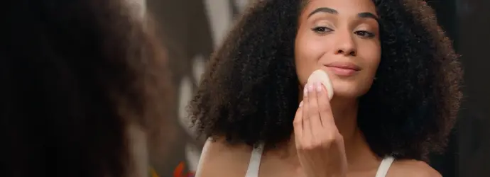 Rimozione del trucco dalla pelle
